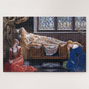 De slapende schoonheid van John Collier 1921 Legpuzzel