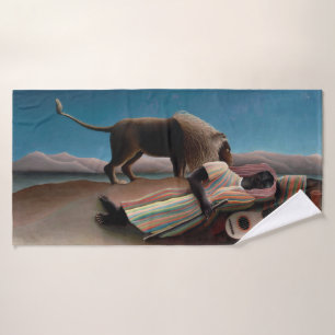 De slapende zigeuner, Henri Rousseau Badhanddoek