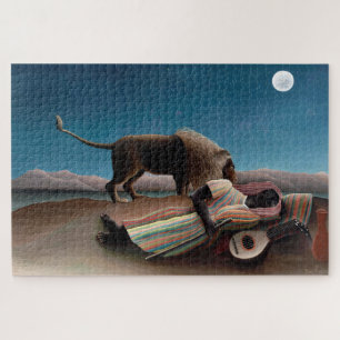 De slapende zigeuner, Henri Rousseau Legpuzzel