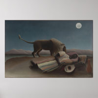 De slapende zigeuner van Henri Rousseau