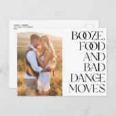 De slechte dansbeweging van het Levensmiddel van B Aankondigingskaart (Voorkant / Achterkant)