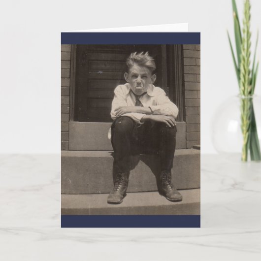 de slechte houding kaart (Voorkant)