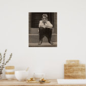 de slechte houding poster (Keuken)