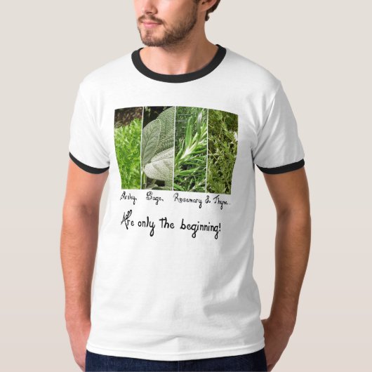 De slechts T-shirt van de Bel van het Begin (Voorkant)