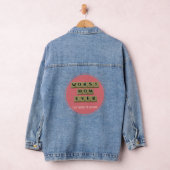 De slechtste mama ooit geweldig grappig cadeauidee denim jacket (Hangar)