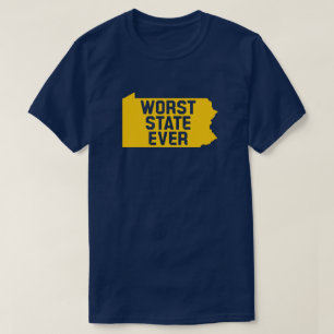De slechtste staat ooit (Penn) T-shirt