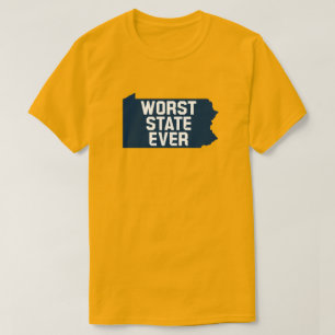 De slechtste staat ooit (Penn) T-shirt