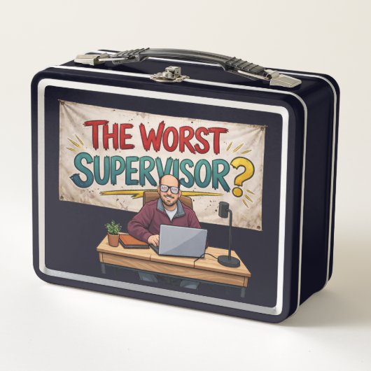 De Slechtste Supervisor? “Niet Phyl” Metalen Lunch (Voorkant)