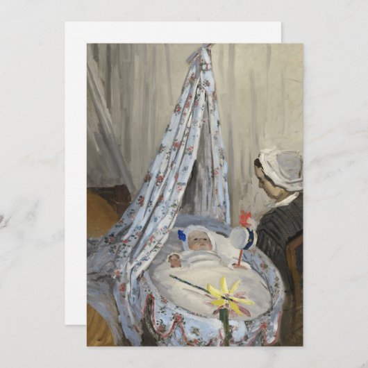 De slede | Claude Monet (Voorkant / Achterkant)