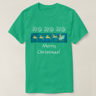 De slee van Sinterklaas op het gras T-shirt