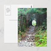 De Sleep van het Hol van de aluin: Elke gang Briefkaart (Voorkant / Achterkant)