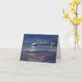 DE SLEEPBOOT VAN DE NACHT DOOR SHARON SHARPE KAART (Gele Bloem)