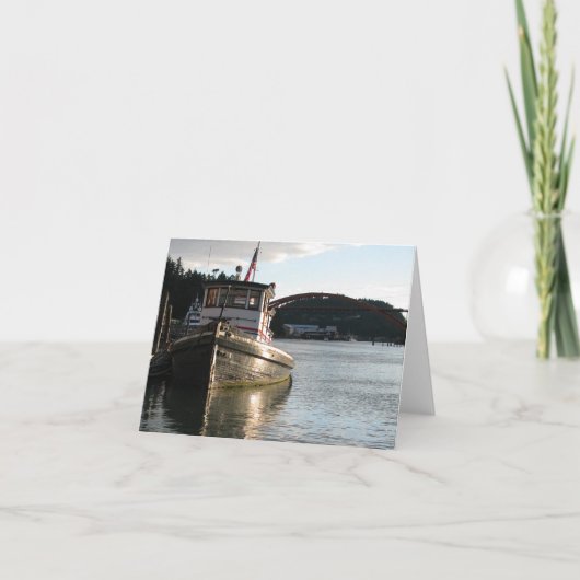 De Sleepboot van LaConner Kaart (Voorkant)