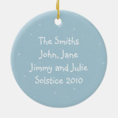 De Sleigh Ride Ornament (Achterkant)