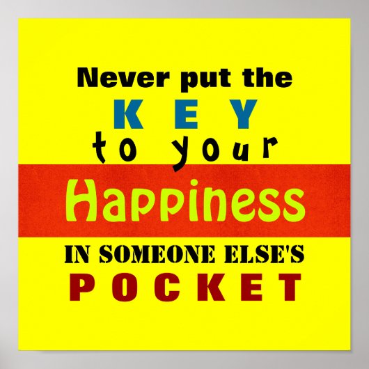 DE SLEUTEL ~ Poster van 12x12 inch (Canvas Opties) (Voorkant)