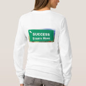 De sleutel tot succes is consistentie t-shirt (Achterkant)