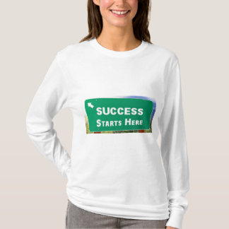 De sleutel tot succes is consistentie t-shirt