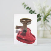 De sleutel van mijn hart... briefkaart (Staand voorkant)