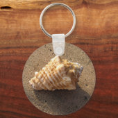 De Sleutelhanger van Shell van het Sand Beach van (Voorkant)