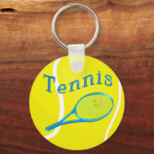 De SLEUTELHANGERS van TENNIS de Gepersonaliseerde  (Achterkant)