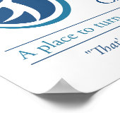 De sleutelklink van de sleutelhanger poster (Hoek)