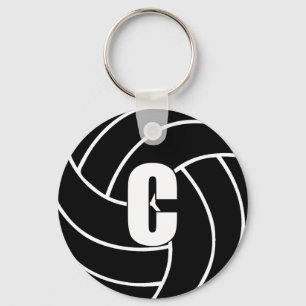 De Sleutelring van het Centrum C van het netball Sleutelhanger