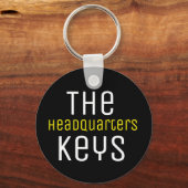 de sleutels van het hoofdkwartier sleutelhanger (Voorkant)