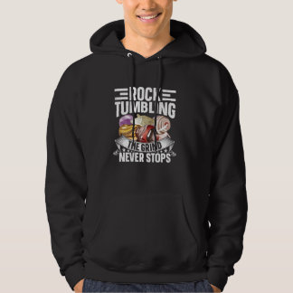 De Slijp Never Stopt Voor Rotstenpolijstmachine Hoodie
