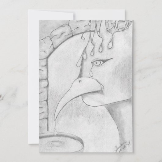 De slik feestdagenkaart (Voorkant)