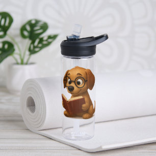 De slimme hond van de toekomst waterfles