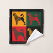De slimme Portugese waterhond Bad Handdoek (Wasdoekje)