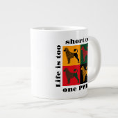 De slimme Portugese waterhond Extra Grote Beker (Voorkant rechts)