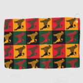 De slimme Portugese waterhond Golfhanddoek (Horizontaal)