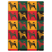 De slimme Portugese waterhond Klembord (Achterkant)