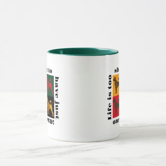 De slimme Portugese waterhond Mok (Midden)