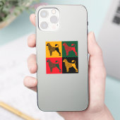 De slimme Portugese waterhond Sticker (Telefoon)