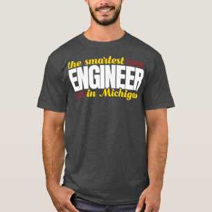 De slimste ingenieur in Michigan T-shirt