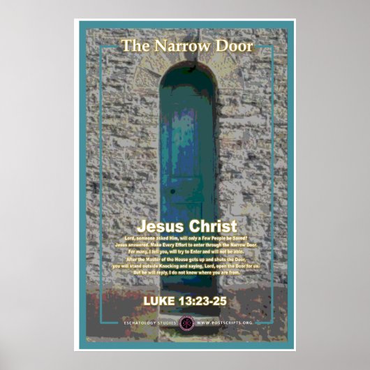 De smalle deur poster (Voorkant)