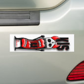 de smalste montersticker bumpersticker (Op auto)