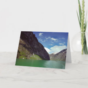 De smaragdgroene Kaart van de Droom van de Fjord