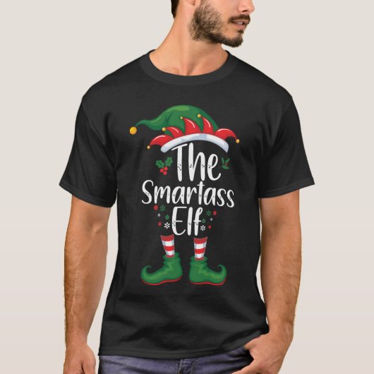 De Smartass Elf T-shirt (Voorkant)
