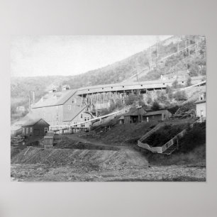 De Smet Gold Stamp Mill in Central City Poster