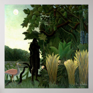 De Snake Charmer van Henri Rousseau Poster