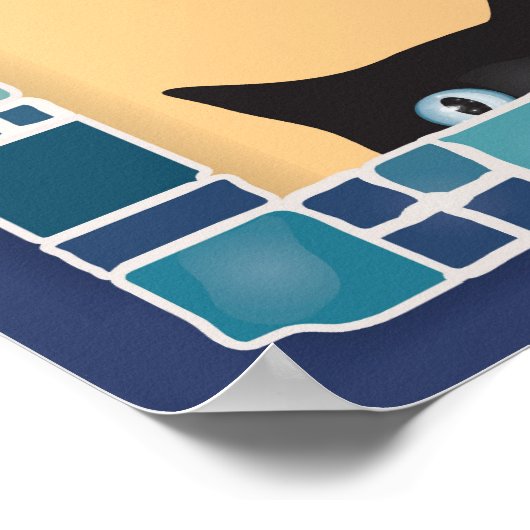 De Sneak... muur Poster (Hoek)