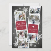 De sneeuw Kaart van de Collage van de Foto van de (Voorkant)