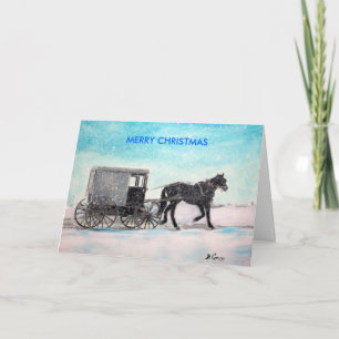 DE SNEEUW VAN DE UI, VROLIJKE KERSTMIS FEESTDAGEN KAART