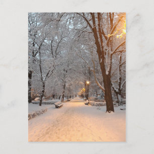 De Sneeuw van de winter in de Kaart van de