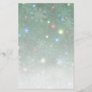 De Sneeuw van Kerstmis steekt II aan Briefpapier