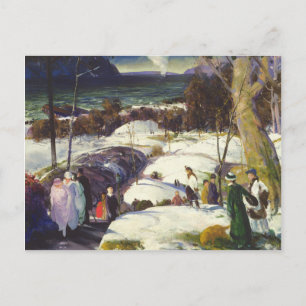 De Sneeuw van Pasen Feestdagenkaart