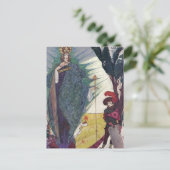 De sneeuwkoningin 1 briefkaart (Staand voorkant)